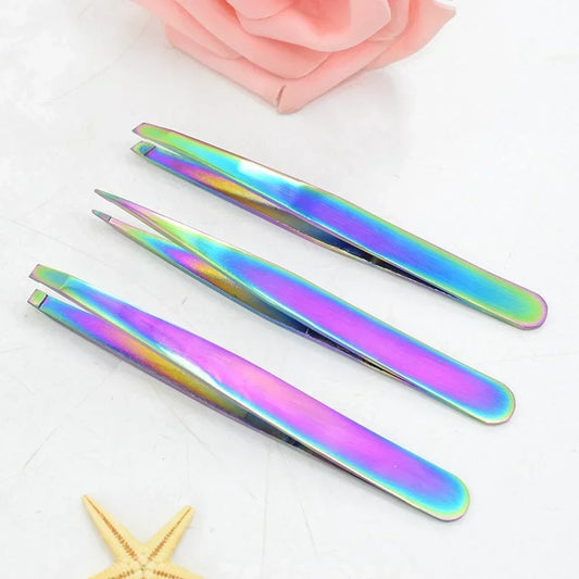 15pcs Steel Nose Hair Removal Round Tip Trimming Tweezers Peaceful Pleasures Health and Wellness
