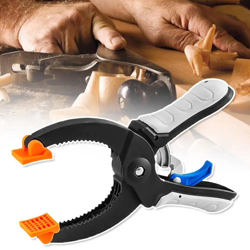 Heavy-Duty Plastic Spring Clips Woodwork Clamp Quick Securing Ratchet Pliers for Crafts, Woodworking Hand Fixing Tools 6/8 Inch Peaceful Pleasures Health and Wellness