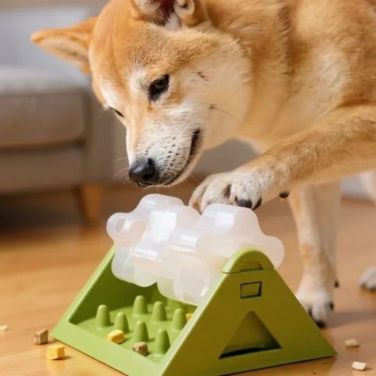 Interactive Dog Puzzle Feeder | Slow Feed Food Dispenser Toy Dog Puzzle Feeder Peaceful Pleasures Health and Wellness