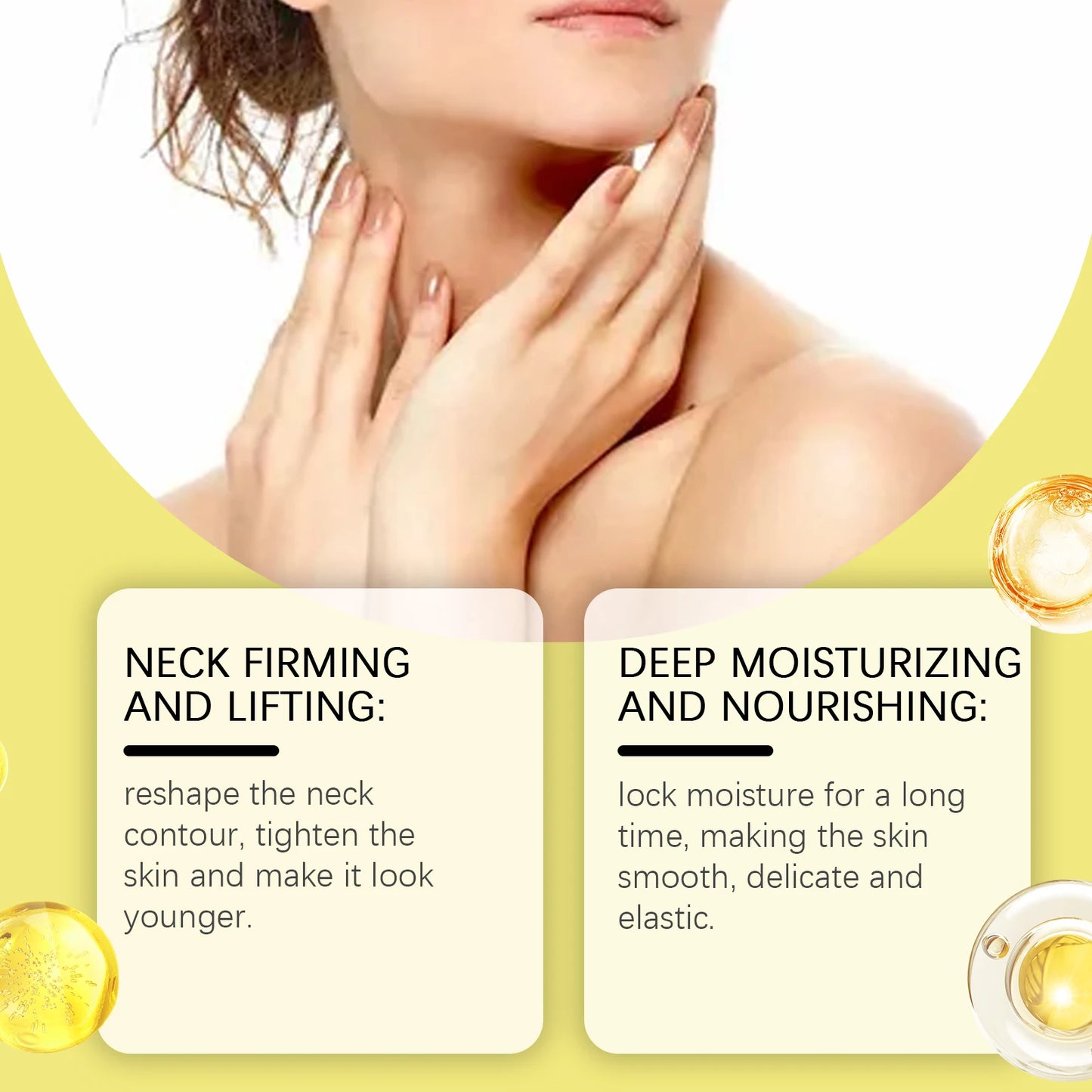 Firming Neck Cream with Roller – Anti-Aging & Lifting 150g