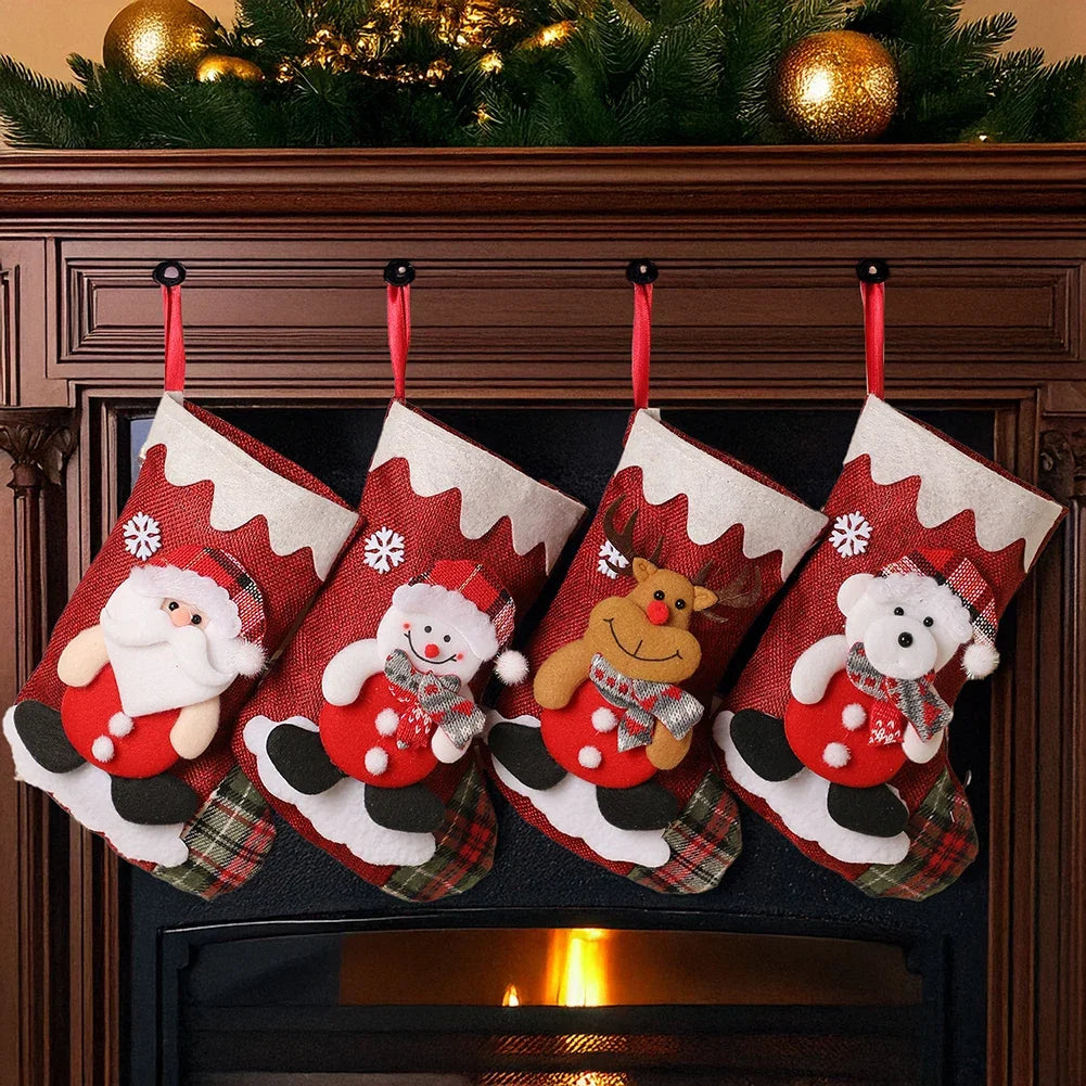 Christmas Stocking Santa Design – Festive Holiday Decor