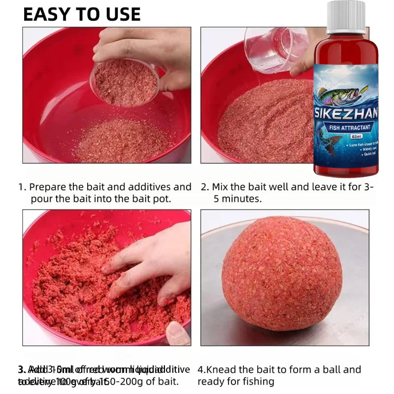Bloodworm Liquid Fish Attractant Bait Additive – Carp Bass Trout
