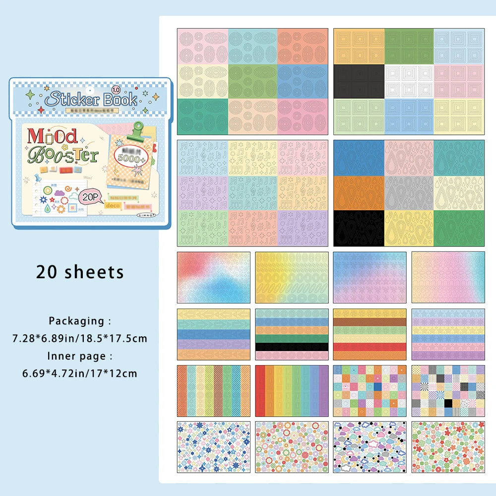 Daily Series Sticker Book Beauty Cutting Film Yanbian Hand Account
