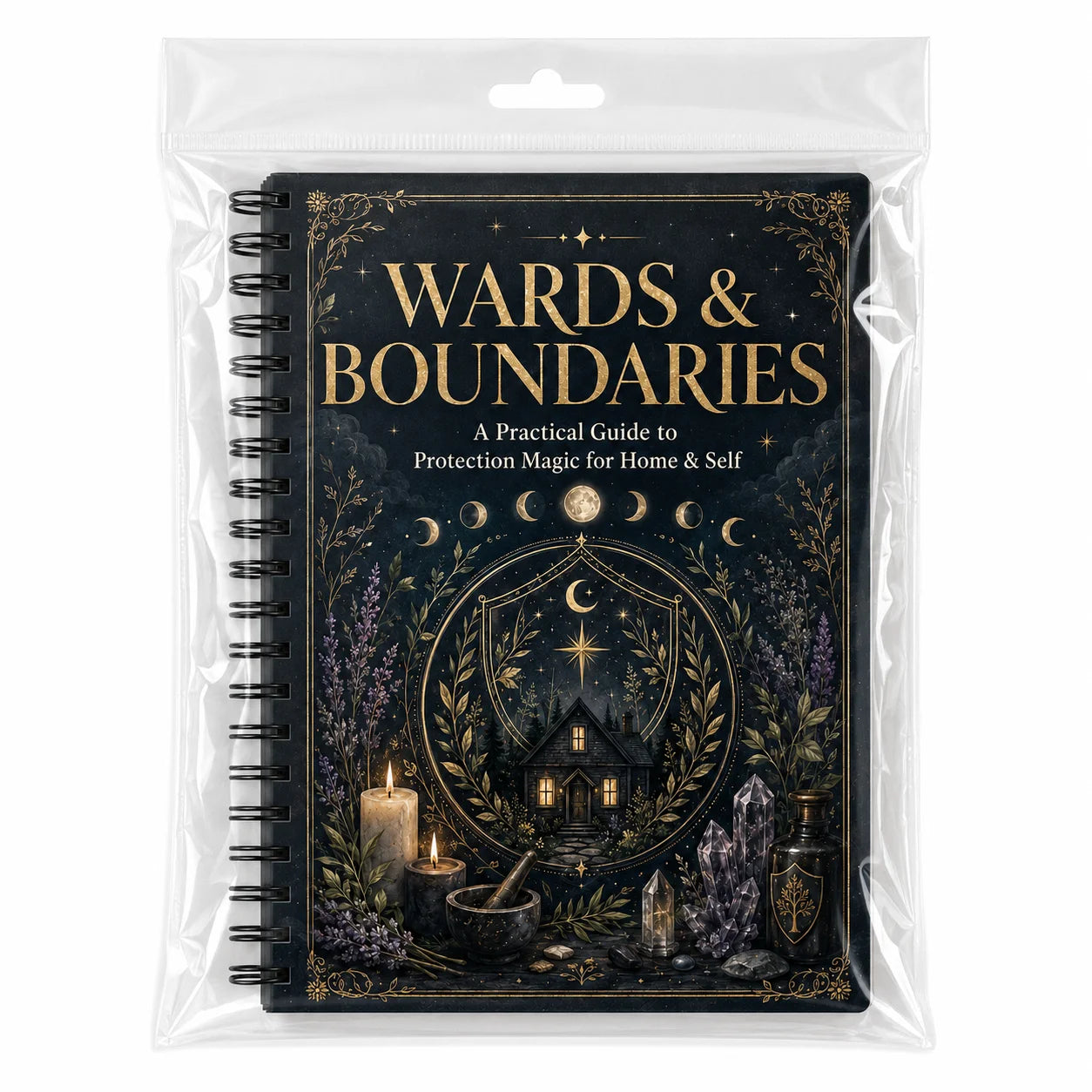 Wards Boundaries A5 Spiral Protection Magic Guide Home Self Ritual