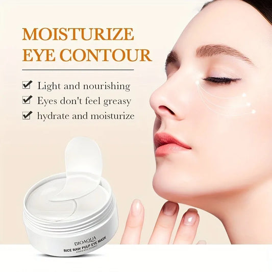 REAROYA Rice Milk Eye Mask Patches – Brighten & Firm Under Eyes Eye Mask Patches Oasis Select