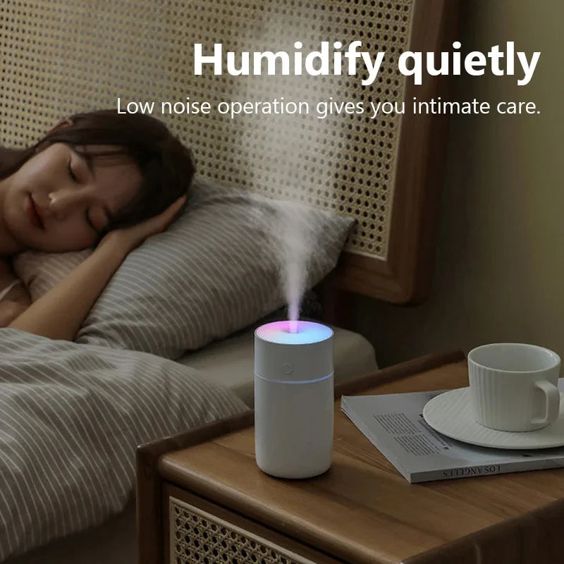 HOMEFISH Mini Portable USB Rechargeable Aroma Humidifier & Diffuser