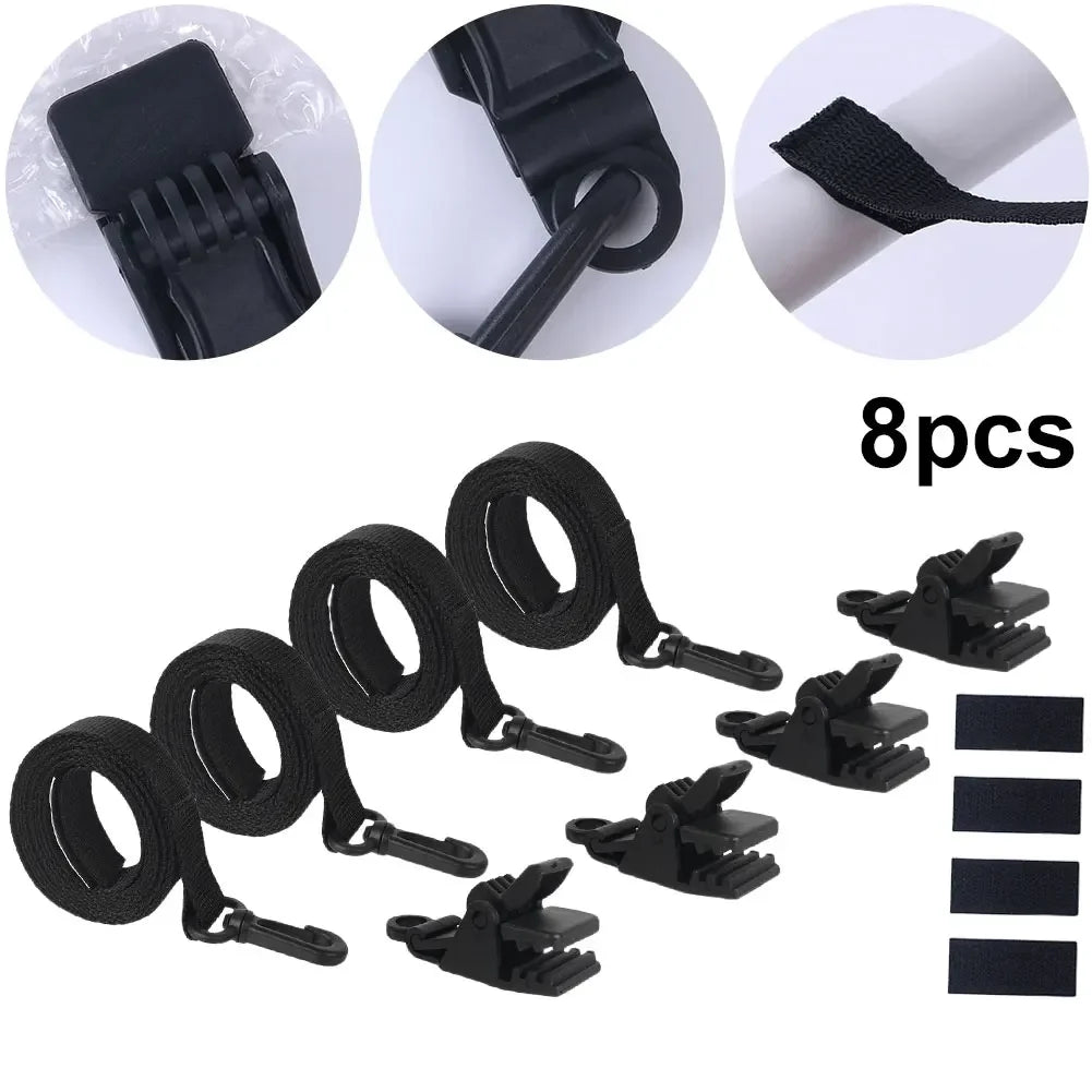 24Pcs Pool Solar Cover Straps, Clips & Fasteners Kit Peaceful Pleasures Health and Wellness Australia