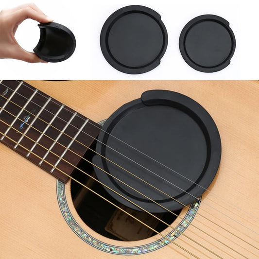 Silicone Guitar Sound Hole Cover | Noise Reduction Plug 2 Sizes Guitar Accessory Peaceful Pleasures Health and Wellness