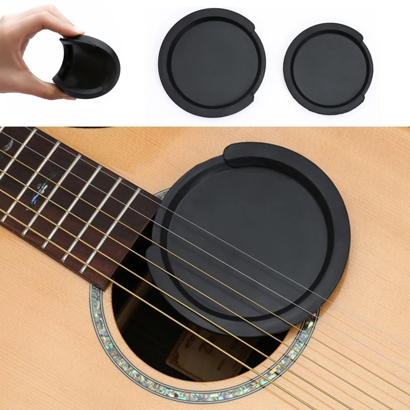 Silicone Guitar Sound Hole Cover – Noise & Feedback Reducer Guitar Accessory Peaceful Pleasures Health and Wellness