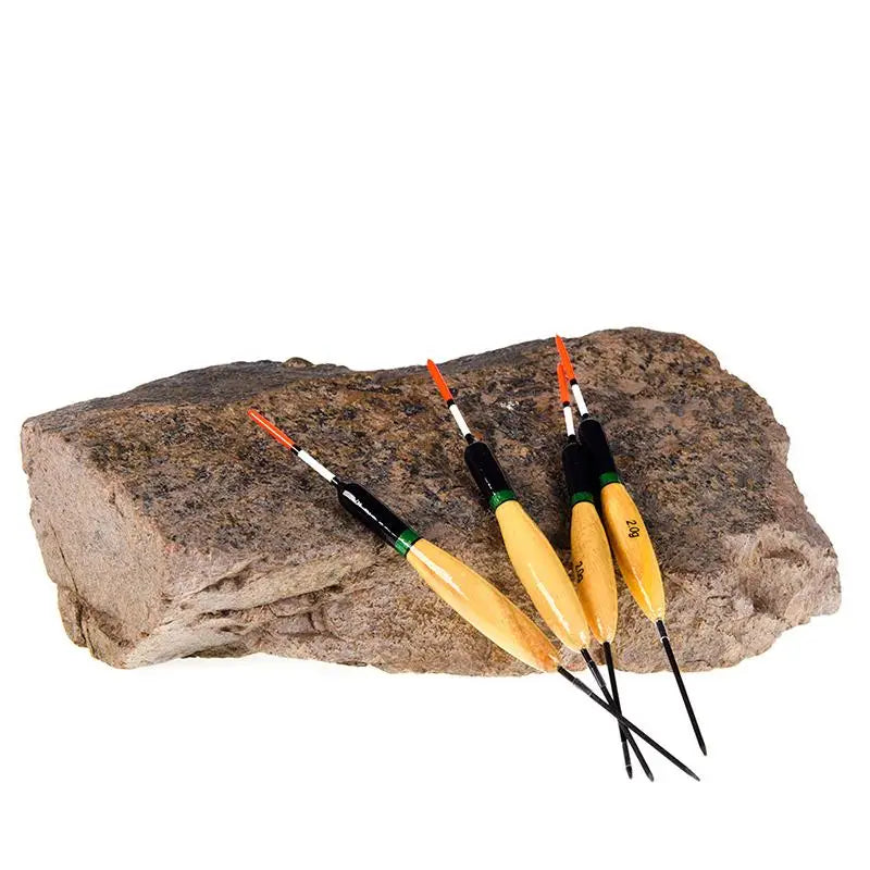 10pcs Fishing Float Set, Lightweight Wooden Fishing Floats, High Sensitivity Bite Indicator, Ideal for Anglers & Beginners Peaceful Pleasures Health and Wellness