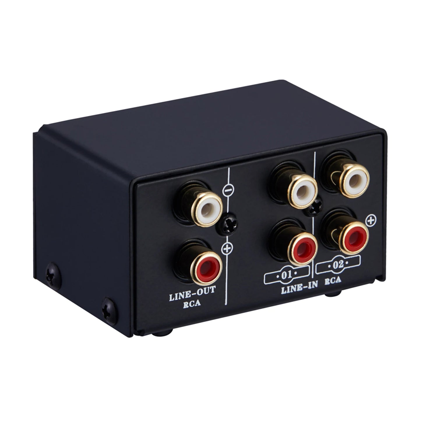 LYNEPAUAIO Audio Switcher 2 in1 Out 1 in2 B Switch Stereo Splitter