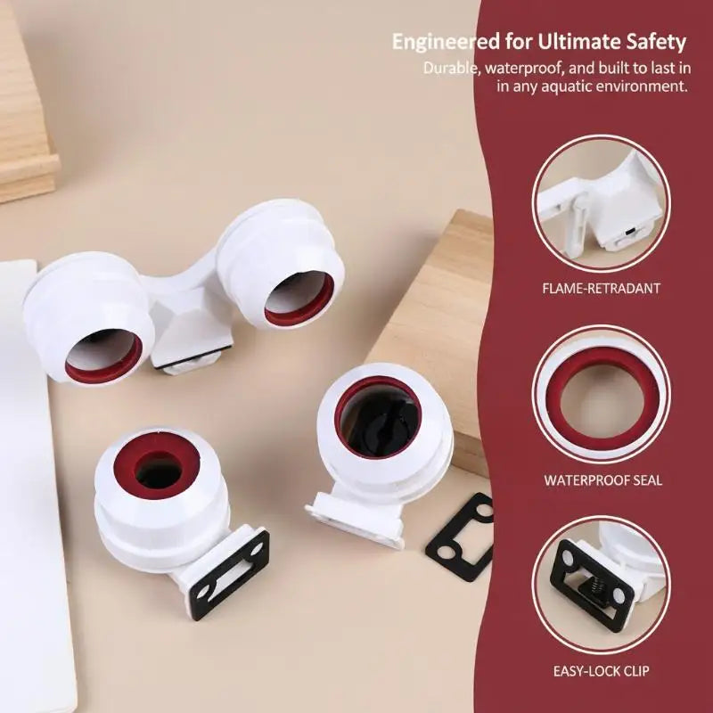 Waterproof T5/T8 Aquarium Lamp Base Socket | Screw Mount
