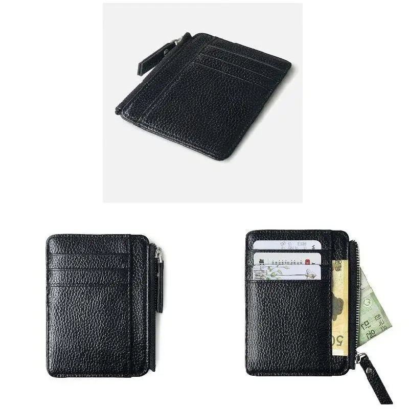 Slim Credit Card Holder for Women Portable Lightweight Card Wallet for Birthday New Year Christmas Gift Peaceful Pleasures Health and Wellness