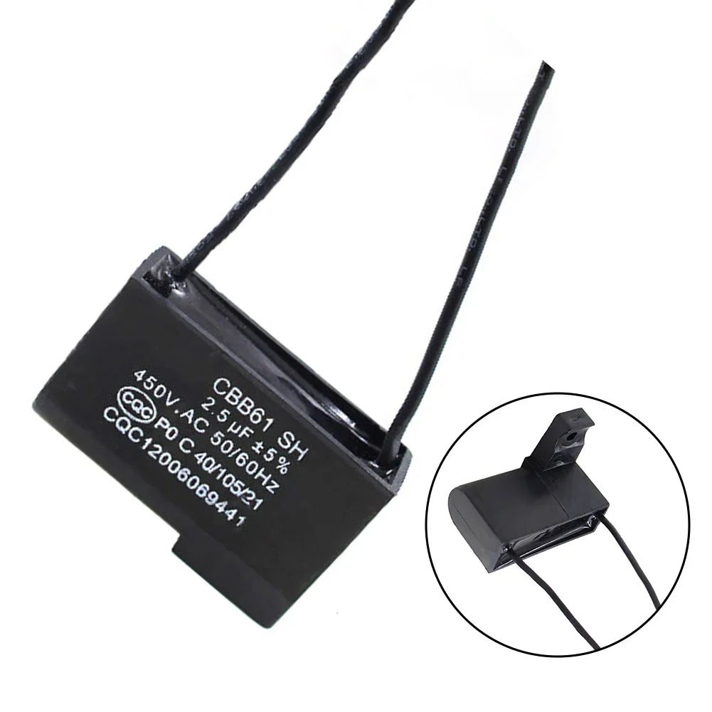 CBB61 2.5µF 450V Fan Starting Capacitor – Ceiling & Table Fans
