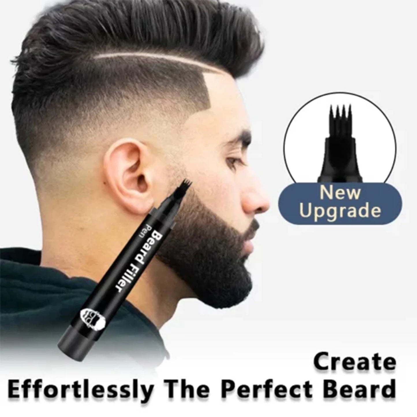 East Moon Beard Filler Pen Set – Black & Brown, Waterproof