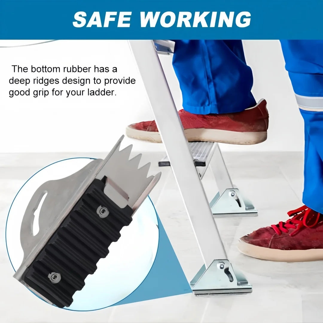 Shoe Extension Ladder Feet Anti-skid Parts Replacement Aluminum