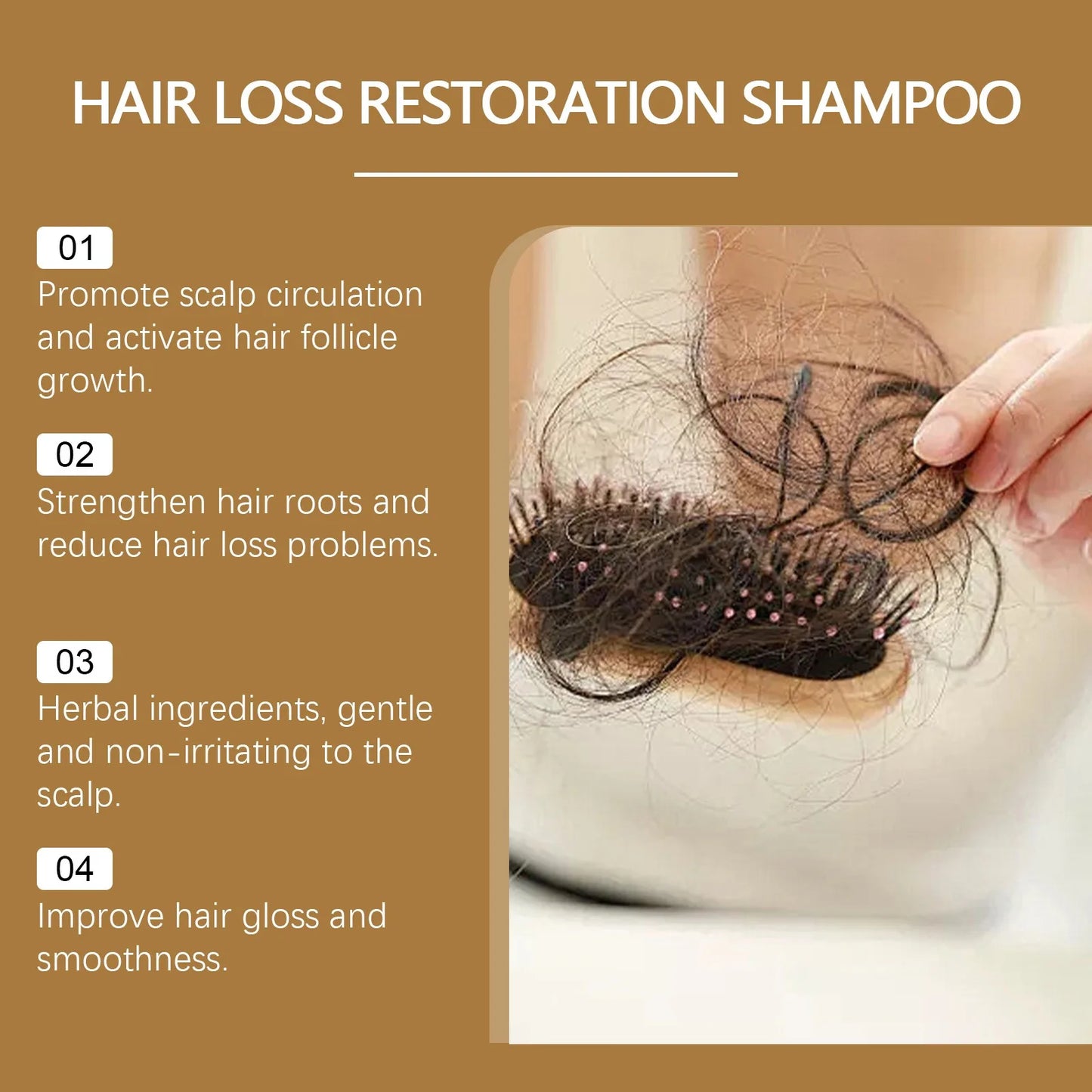 HOEGOA Herbal Shampoo for Thinning Hair – Volume & Strength