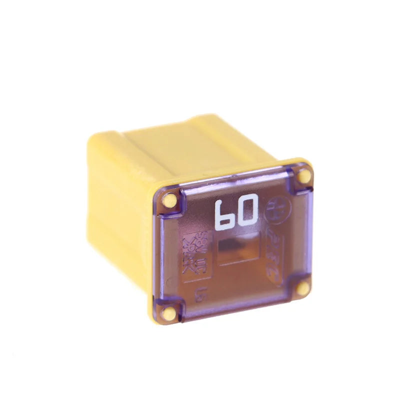 Square Car Fuse 20A–50A Waterproof Automotive Fuse Box Automotive Car Fuse Peaceful Pleasures Health and Wellness 60A