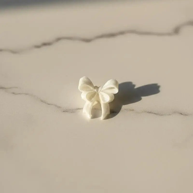 30PCS Pearlescent White Mini Resin Ribbon Bow Nail Art Decoration Bow Nail Charms Supplies For Manicure DIY Peaceful Pleasures Health and Wellness