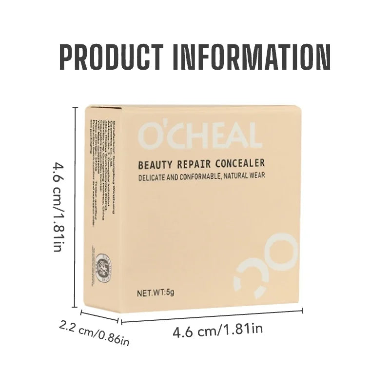 OCHEAL Full Coverage Waterproof Concealer Cream | 8ml