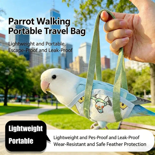 Breathable Parrot Carrier Bag | Budgie Cockatiel S/M/L/XL Bird Carrier Bag Oasis Select