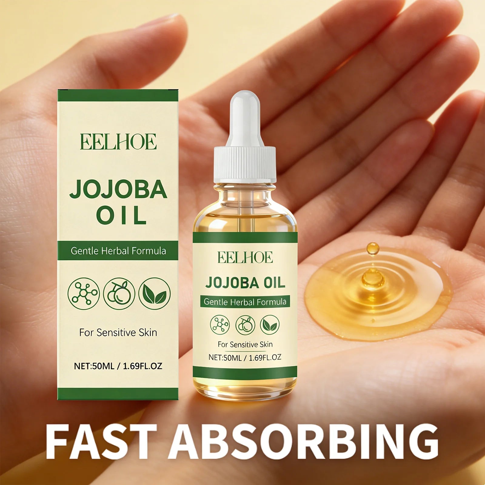 Herbal Essential Oil Nourishing Softening Skin Improve Elasticity Smoothing Hair Reducing Frizz Moisturizing Massage Jojoba Oils Peaceful Pleasures Health and Wellness