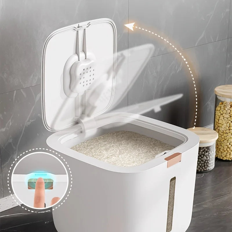 Large Airtight Pet Food Storage Container – Cat & Dog
