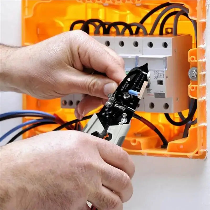 A36T-28 In 1 Multifunctional Wire Stripper Piler 8 Inch Wire Cutter Crimping Tool Cable Stripper Wiring Tools Hand Tool Peaceful Pleasures Health and Wellness