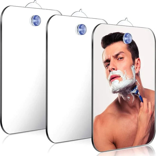Acrylic Shower Mirror with Suction Cup | Travel Shaving Mirror Shower Mirror Peaceful Pleasures Health and Wellness