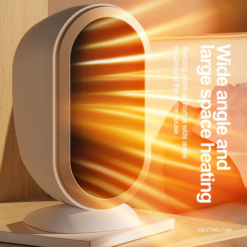 HOMEFISH PTC Desktop Fan Heater – Fast & Energy-Saving Warmth