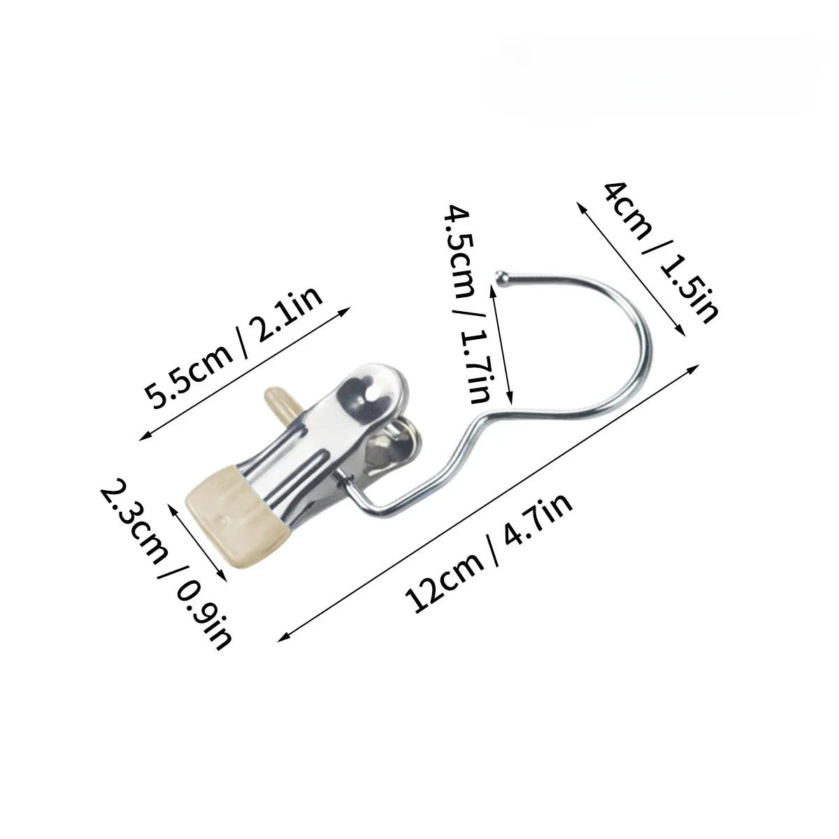 Metal Clothes Hanger Hook Organizer – 5 to 20 Pack