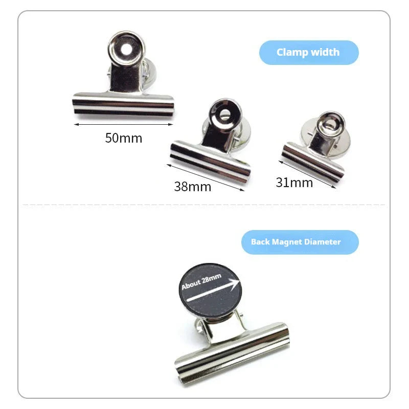 Round Magnetic Clips 31mm – Strong Metal Magnet Clips 10/20pk