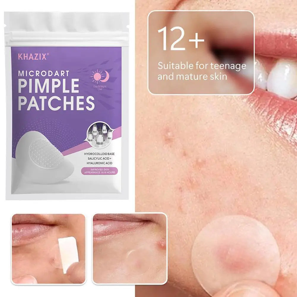 Hydrocolloid Pimple Patch Micro Needle Acne Patches Ultra-thin Invisible 8 Hours Effective Acne Cover Sticker Facial Care Tool Peaceful Pleasures Health and Wellness
