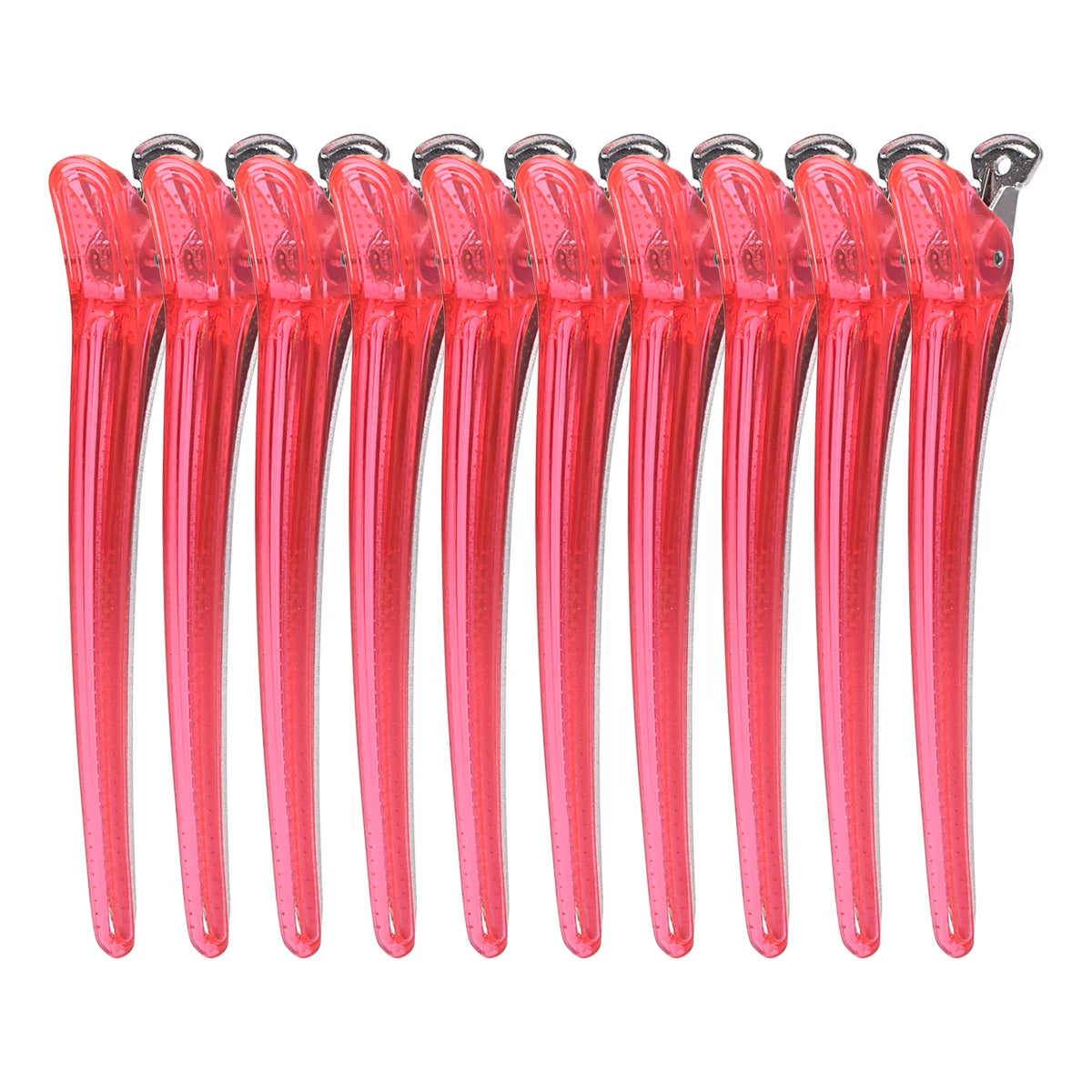 Rainbow Hair Sectioning Clips – Pro Styling Clamps (4–12 Pcs)