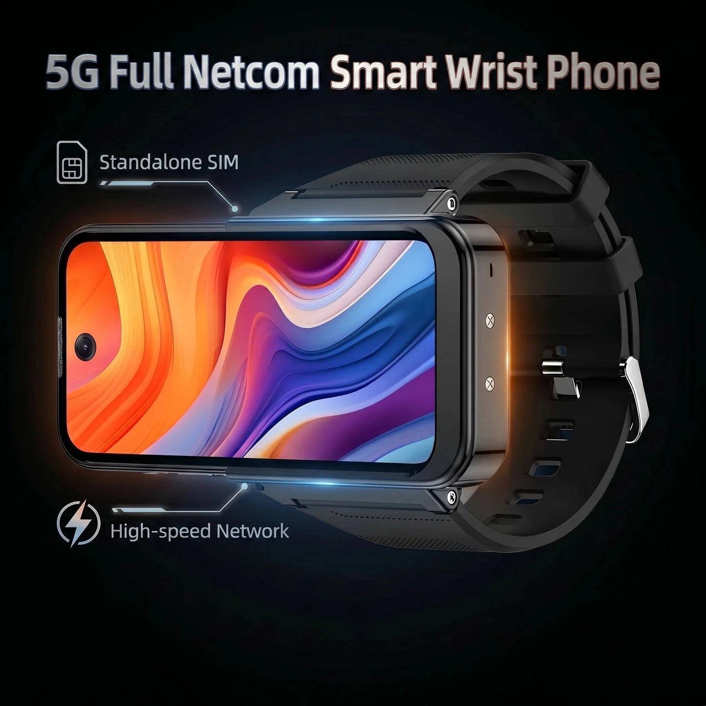 Zestbolt Q333 Android 12 Smart Watch Phone 4G Dual SIM AMOLED