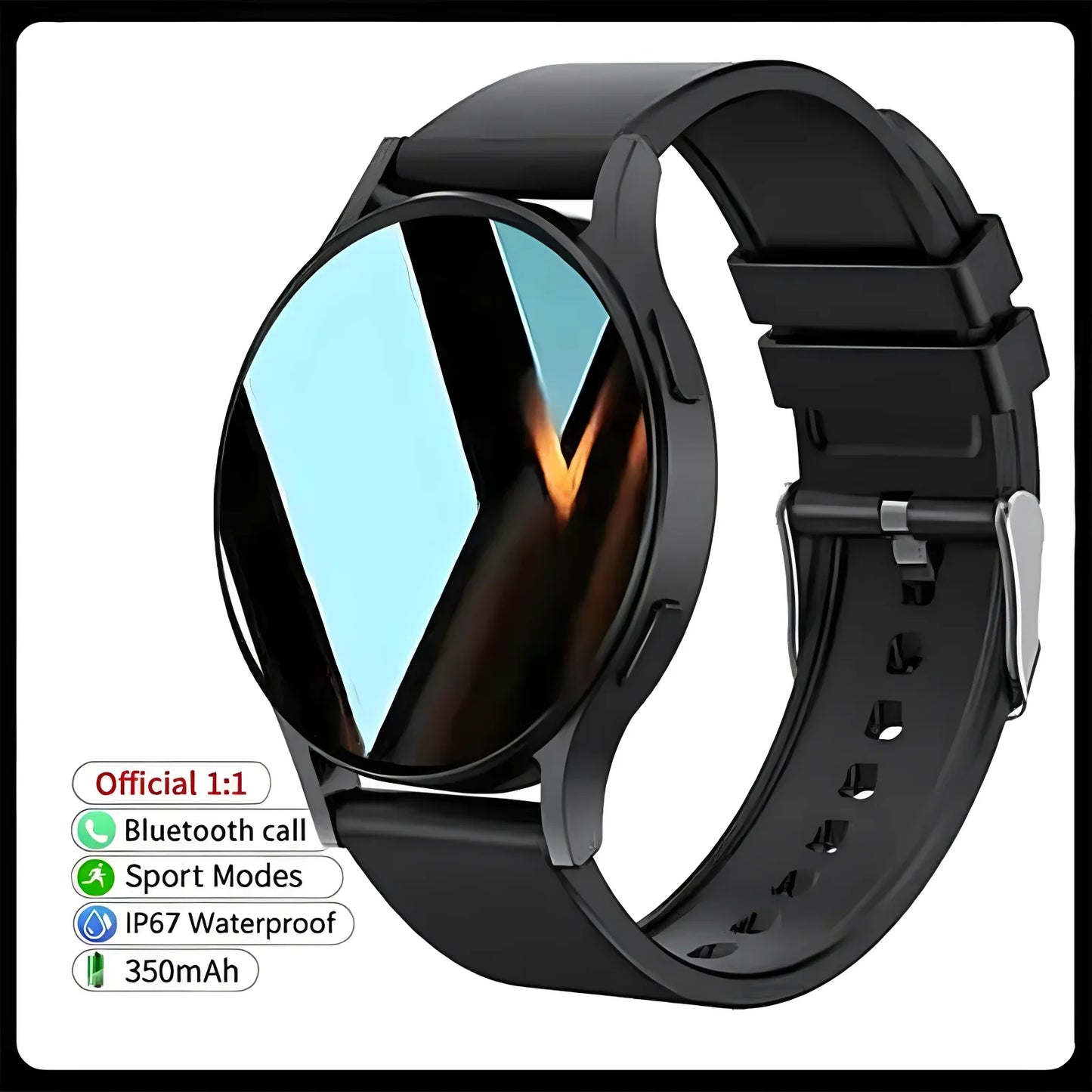 Ola Esporte 1.39" Bluetooth Smart Watch – Calls & Health Tracker