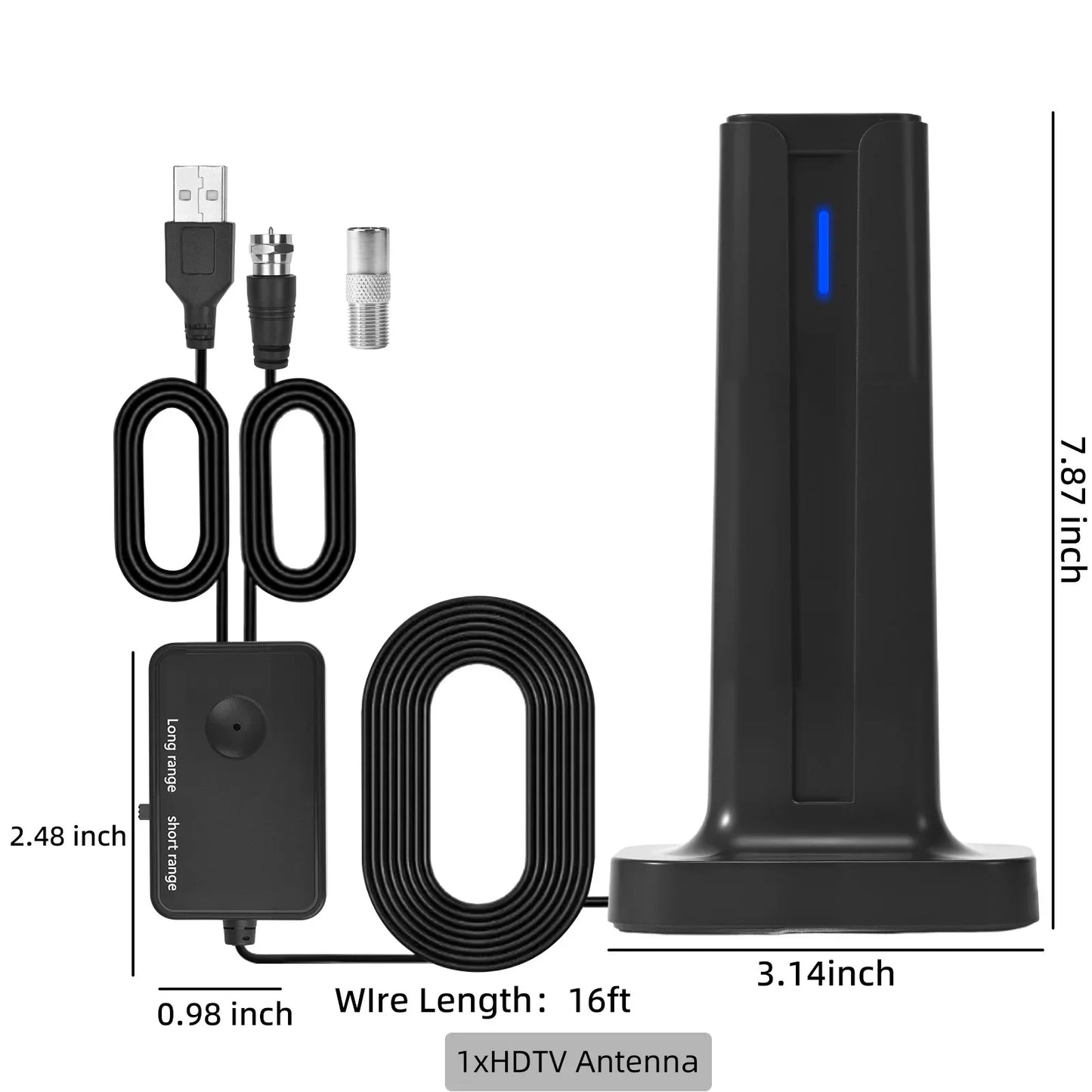DTMB HDTV Antenna – Indoor & Outdoor Digital TV Receiver