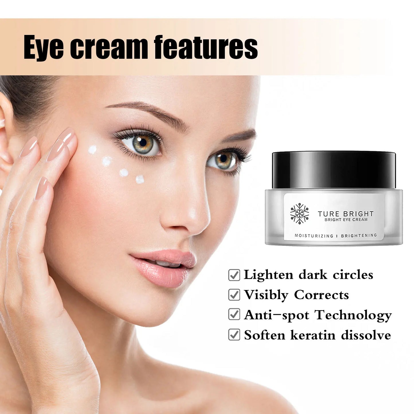 Jaysuing Dark Circle Eye Cream – De-Puff, Brighten & Firm