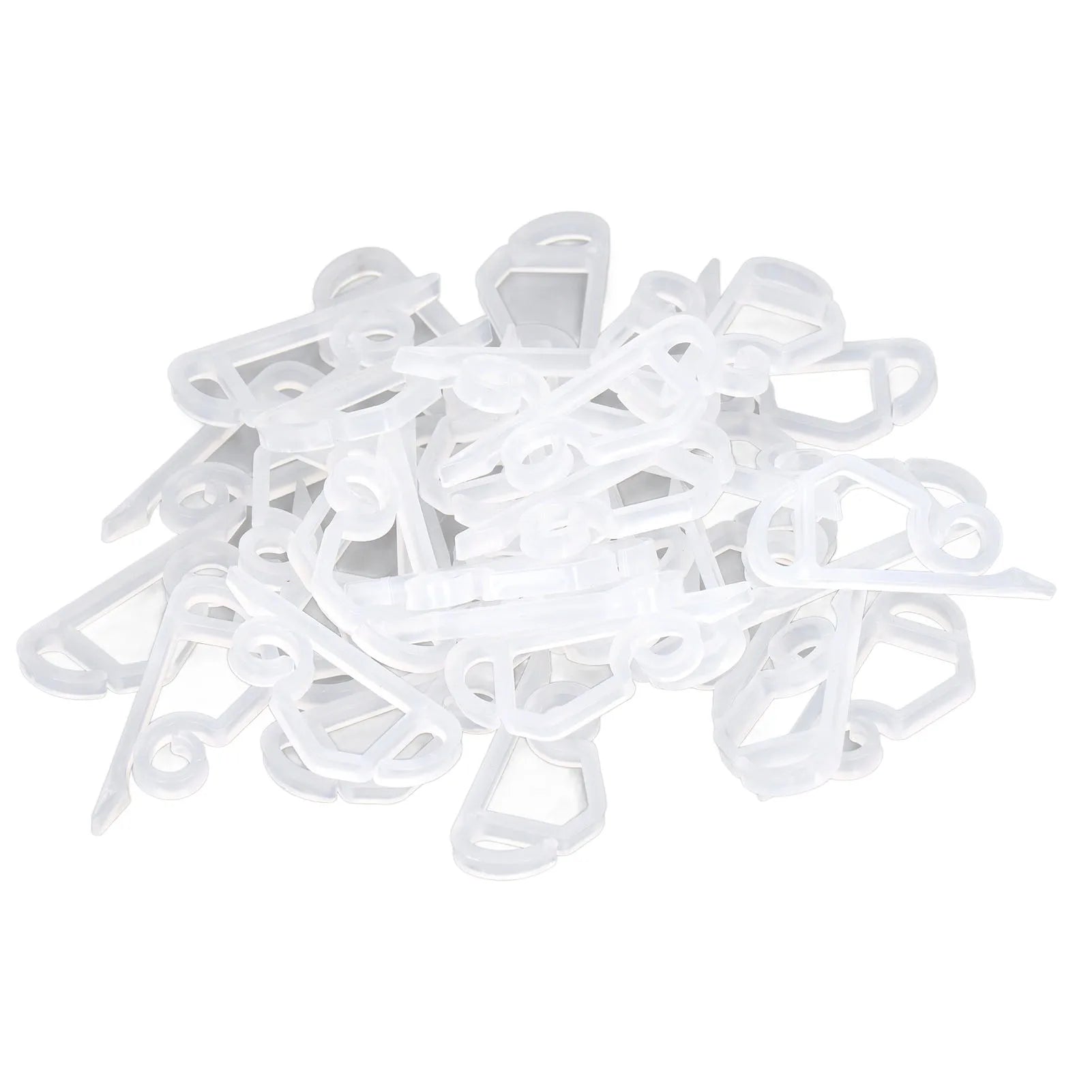 Roof Christmas Light Clips Plastic Small Christmas Lights Gutter Clips Waterproof Frostproof Reusable for Courtyard for Party Peaceful Pleasures Health and Wellness
