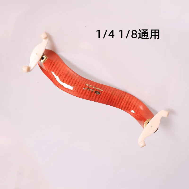 Stripes Maple Wood Violin Shoulder Rest Adjustable 4 3 1 2 Pad