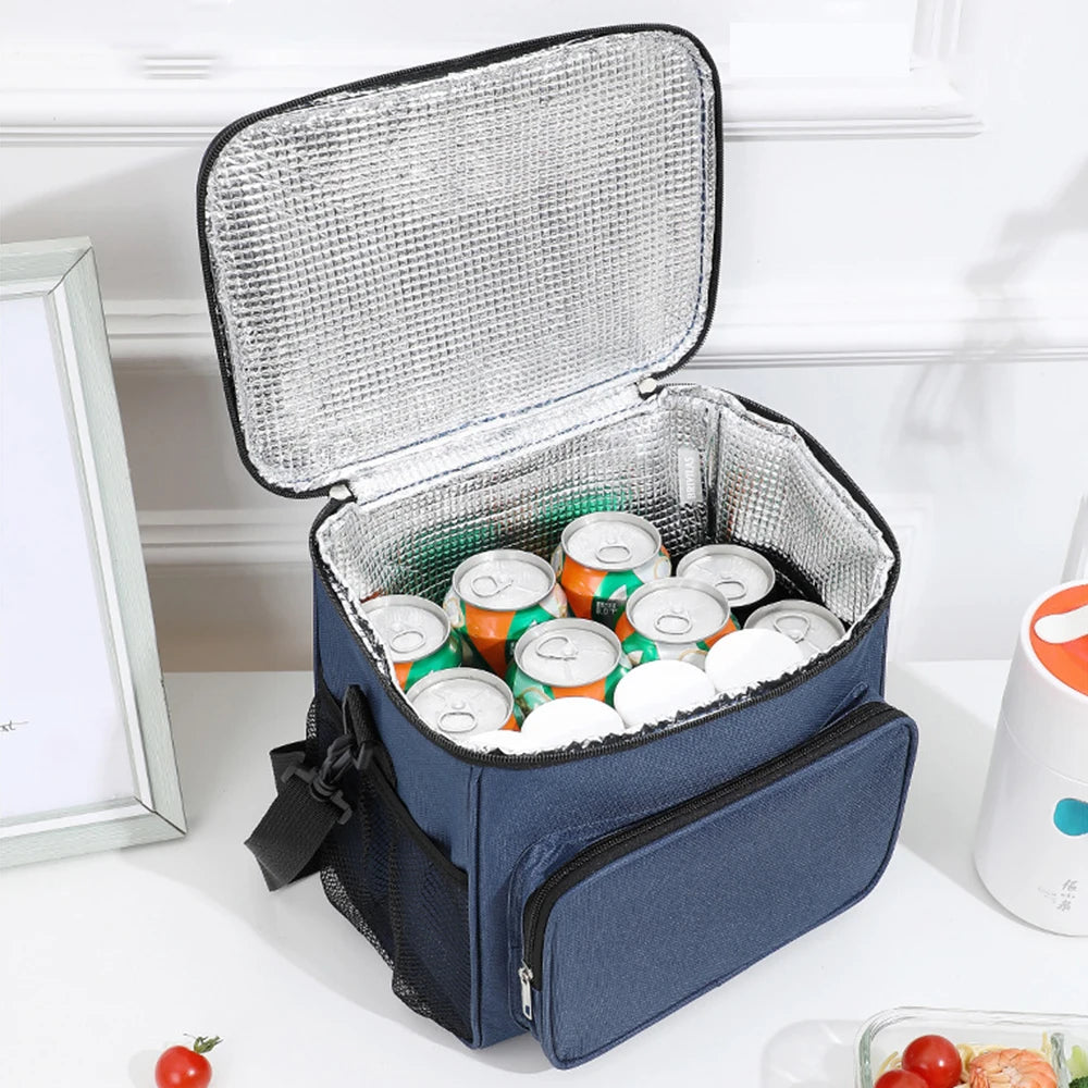 1PC Large capacity insulated box, hand-held crossbody, outdoor ice pack manufacturer, picnic bag, insulated bag Peaceful Pleasures Health and Wellness