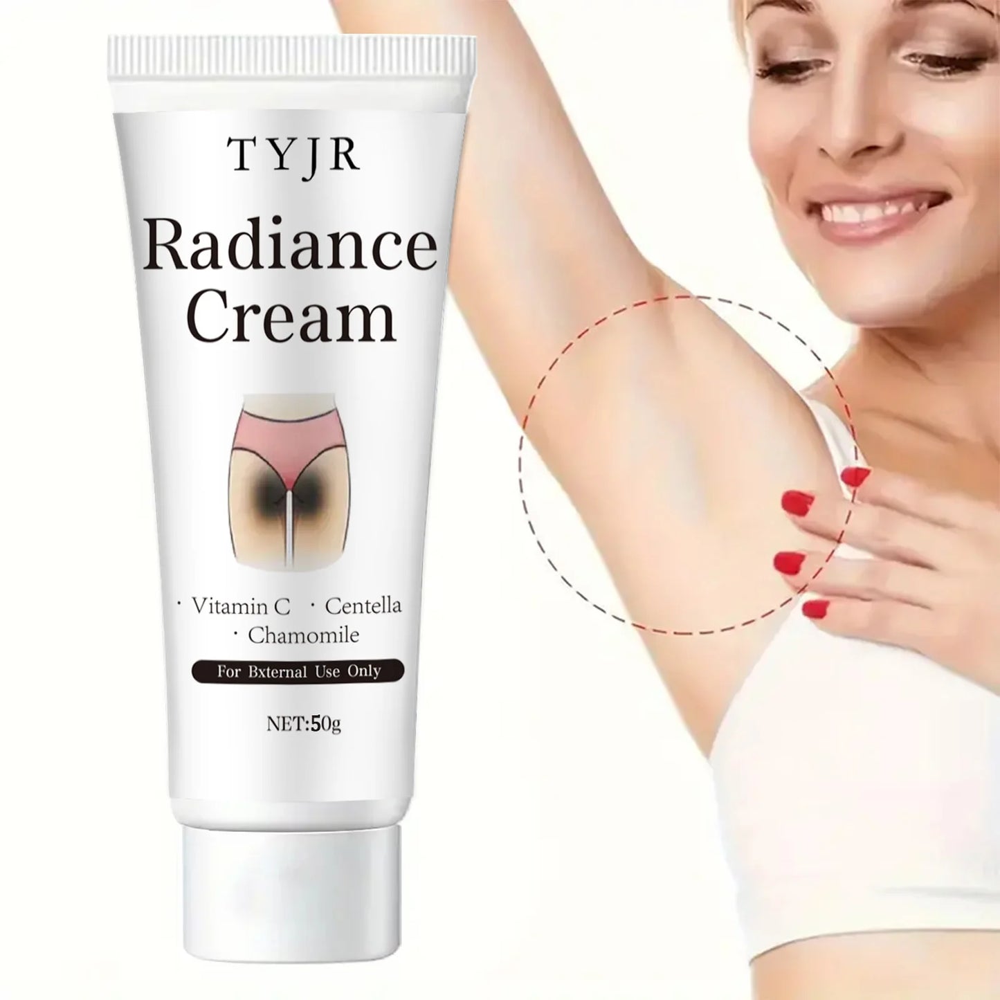 Snow White Brightening Cream – Niacinamide & Centella Asiatica