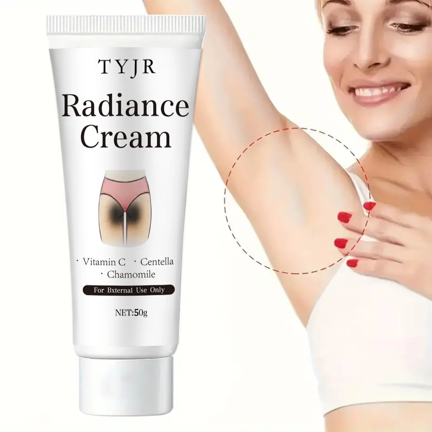 Snow White Brightening Cream – Niacinamide & Centella Asiatica