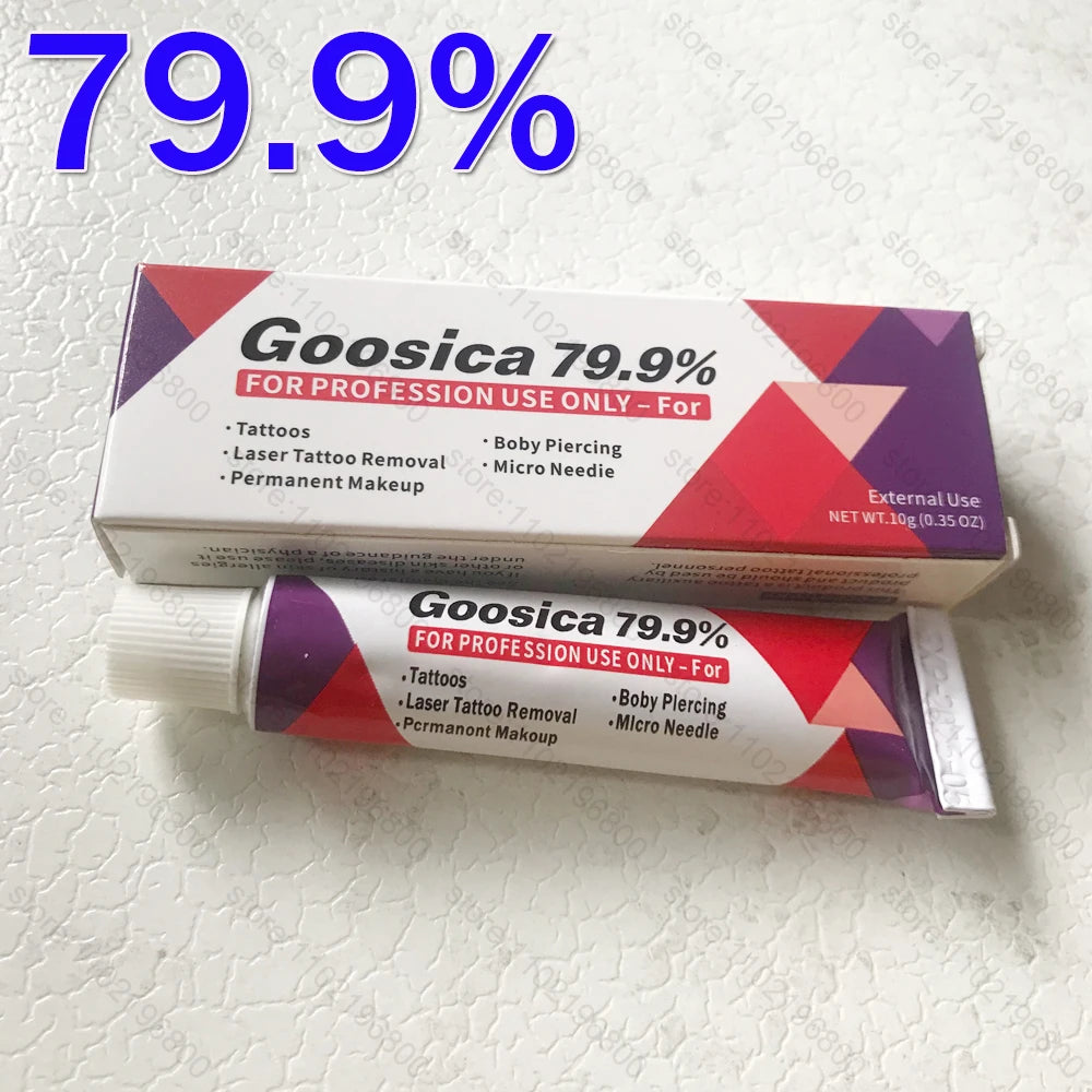 79.9% New Arrival Goosica Tattoo Care Cream Before Permanent Makeup Microblading Eyebrow Lips Liner Tattoo Cream10g Peaceful Pleasures Health and Wellness 5PCS