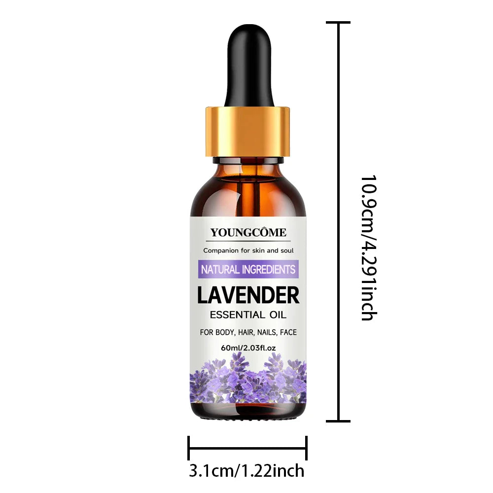 YOUNGCOME Pure Lavender Essential Oil – Hair, Face & Body