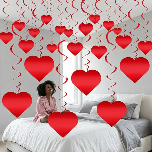Love Flower Pulling Hanging Curtain | Party & Wedding Decor Party Hanging Decoration Oasis Select