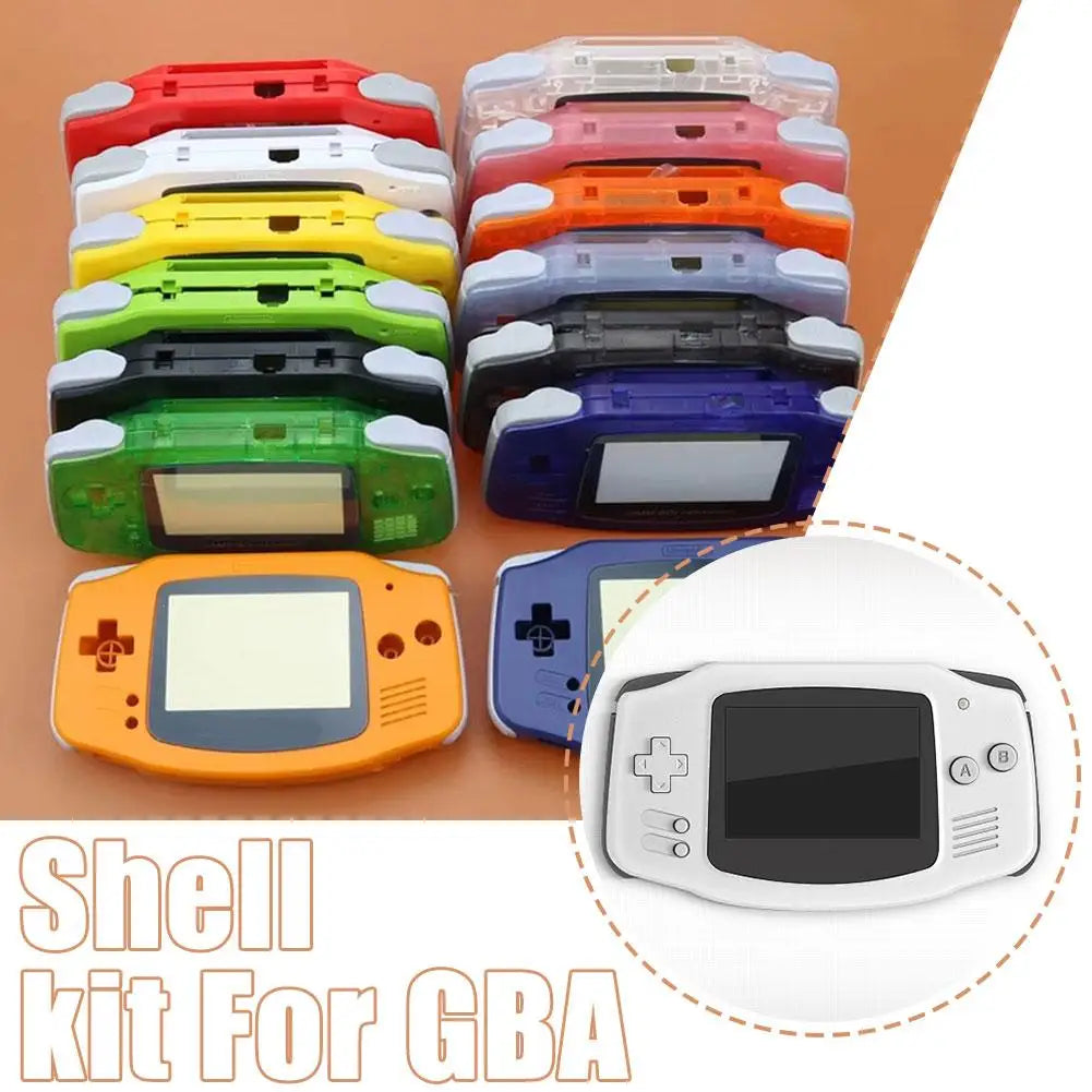 High Quality Plastic Colorful Game Console Replacement Shell For Gme Baoy Advance Shell Kit Game Console Protection Case For GBA Peaceful Pleasures Health and Wellness