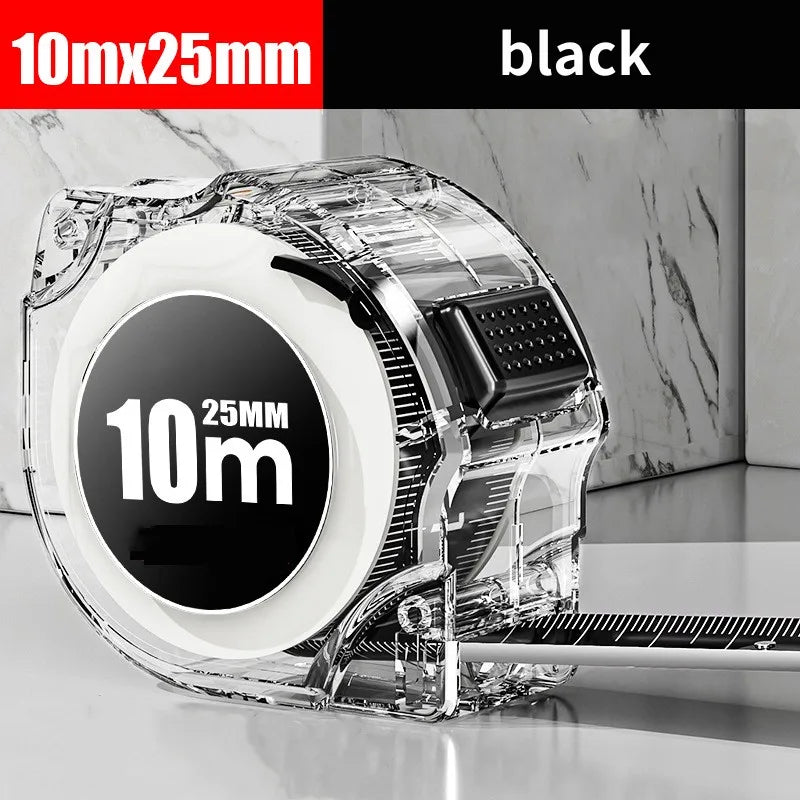 FHUAMR 10M Fluorescent Steel Tape Measure – Drop-Proof