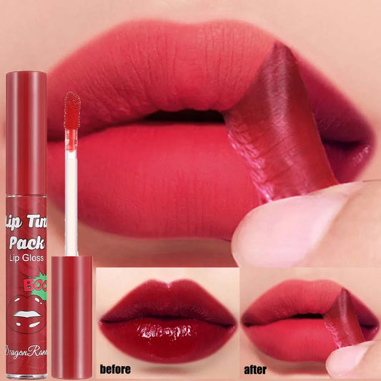 Dragon Ranee Peel Off Lip Stain – Rose Red Waterproof Matte Peel Off Lip Stain Peaceful Pleasures Health and Wellness