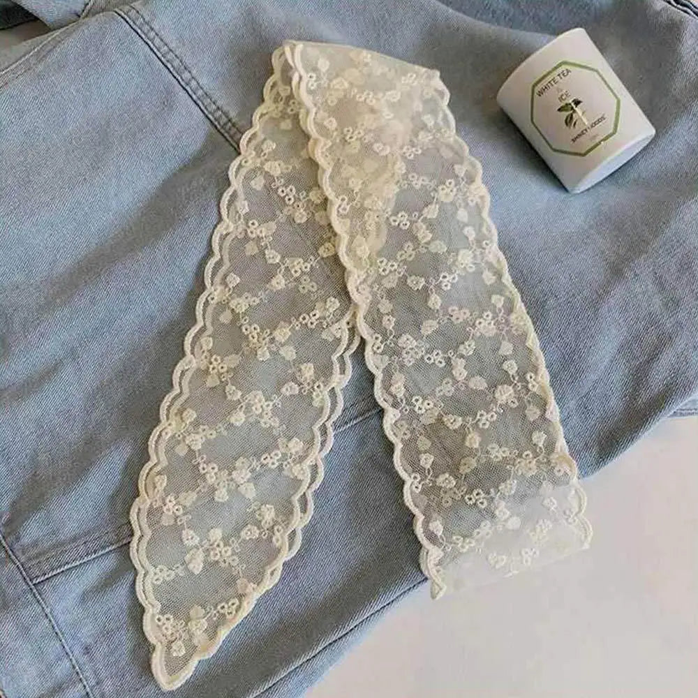 Lace Boho Hair Scarf & Bandana – Fairy Hair Tie for Women